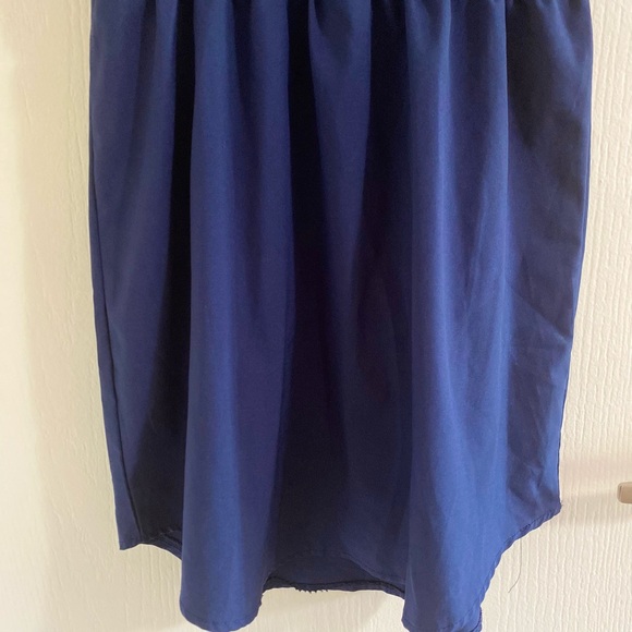 Navy blue Shirt Dress - Picture 2 of 3